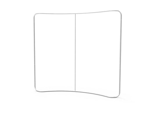 8' Tube Curved Fabric Display
