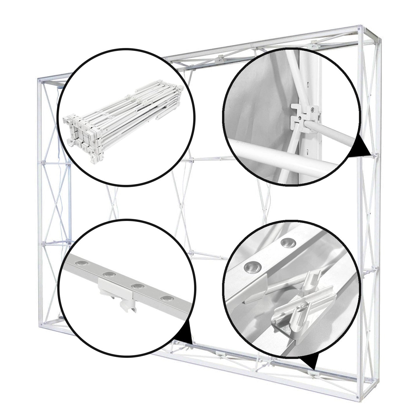 10ft SEG Backlit Popup Display